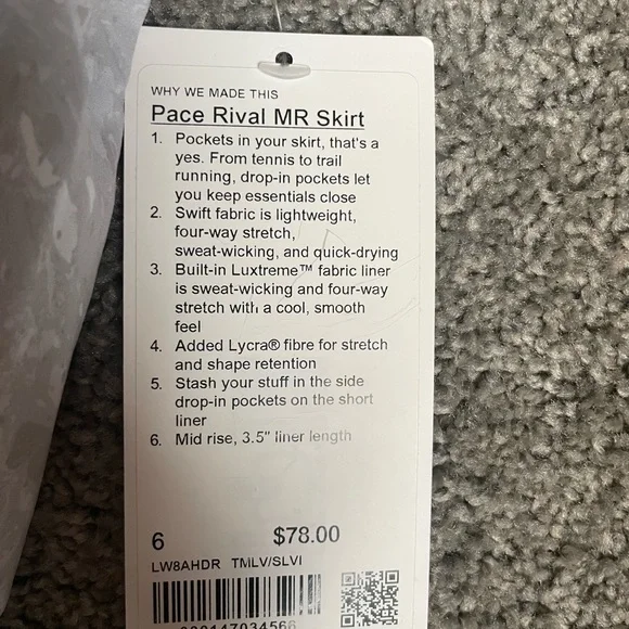 Lululemon skort brand new athletic wear - Picture 3 of 4